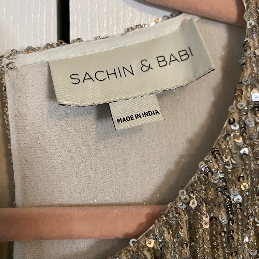 Sachin + Babi Sequin Chloe Long Sleeve Dress - Picture 6 of 6